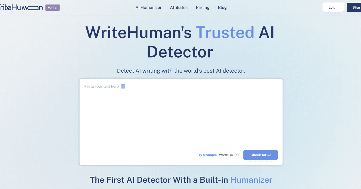 AI Detector screenshot