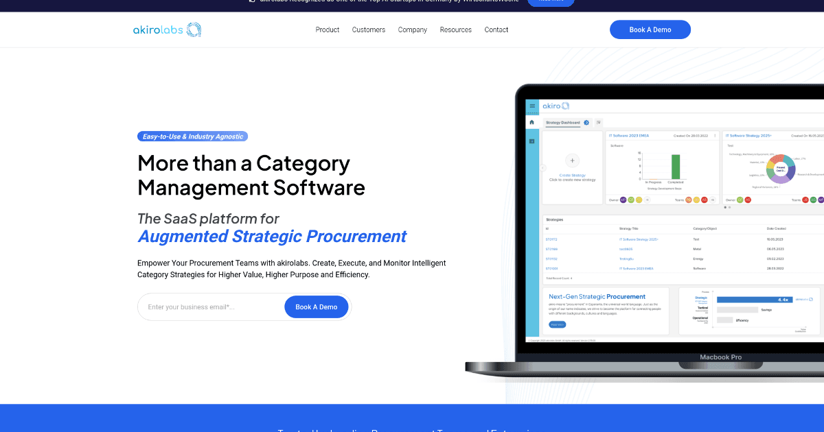 Akirolabs screenshot