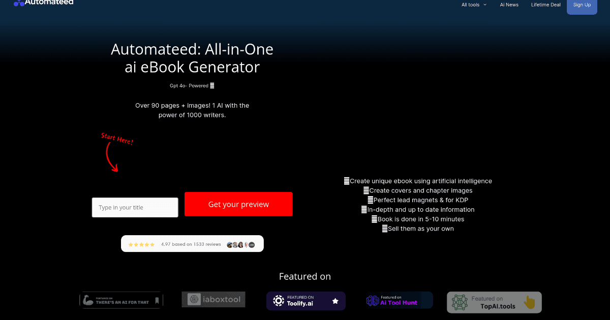 Automateed screenshot