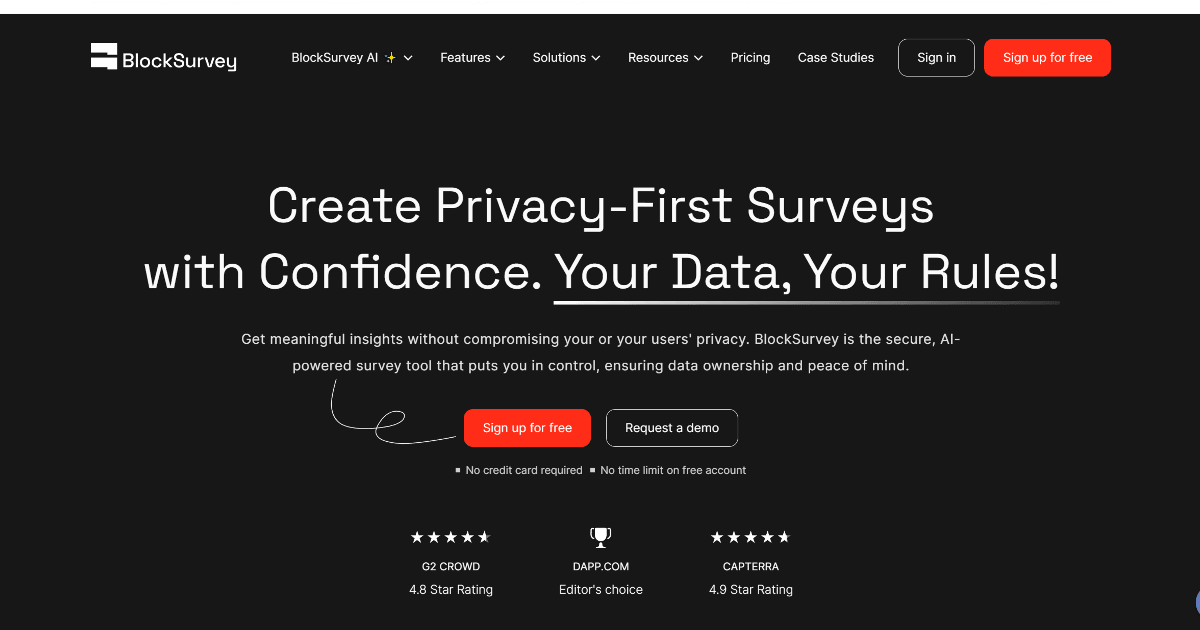 Block Survey screenshot