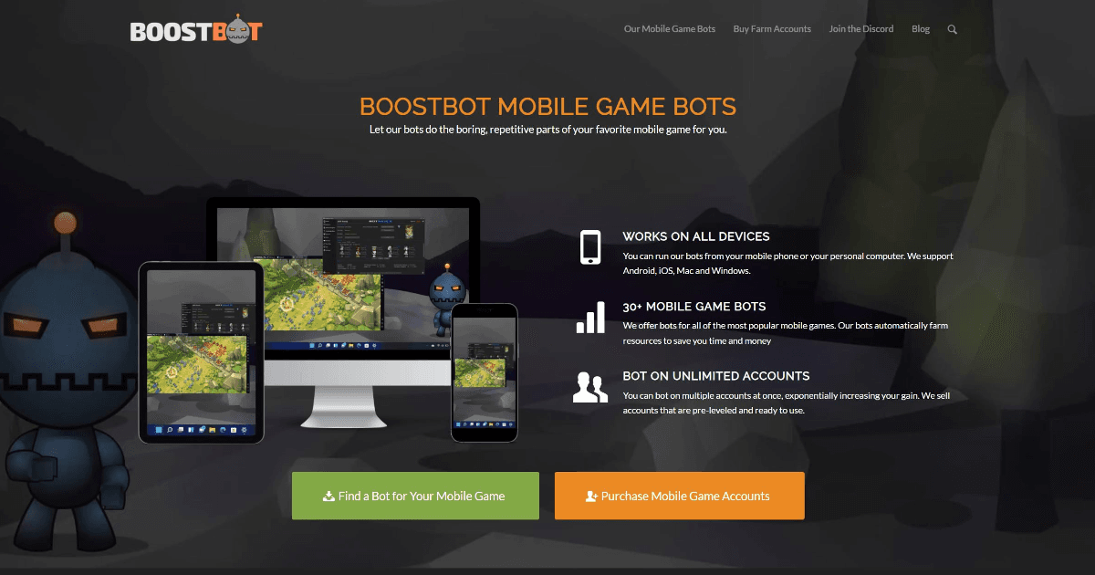 Boostbot screenshot