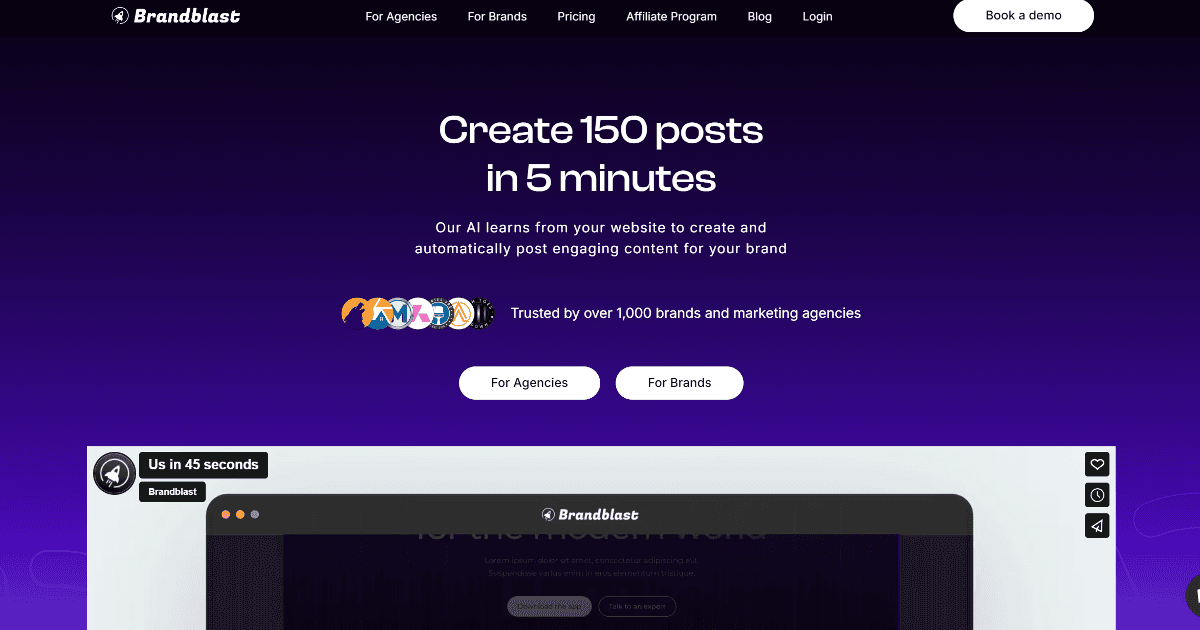 Brandblast.ai screenshot