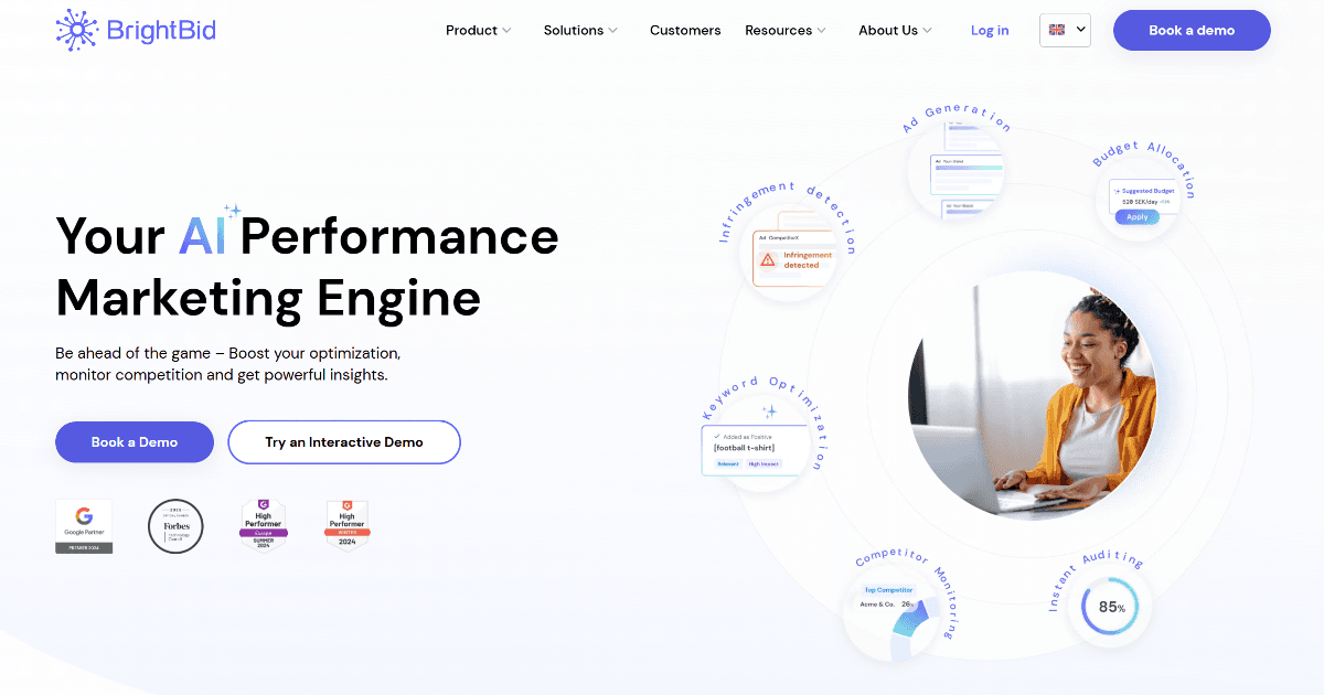 Brightbid screenshot