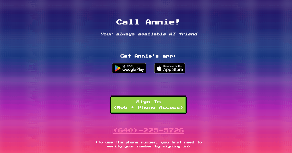 Call Annie screenshot