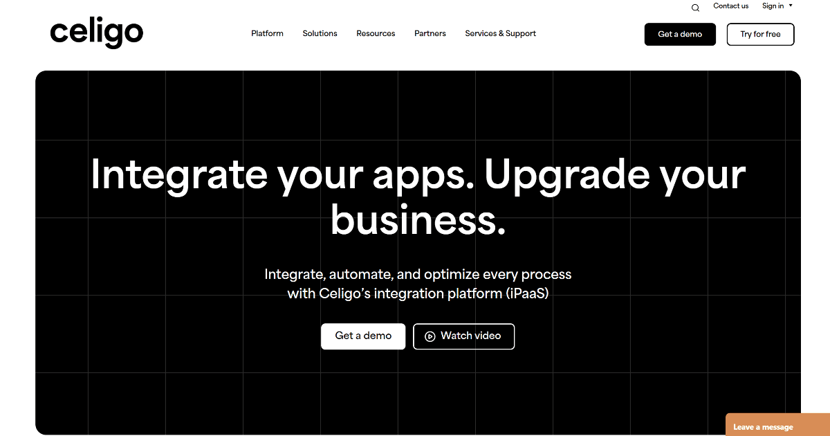 Celigo screenshot