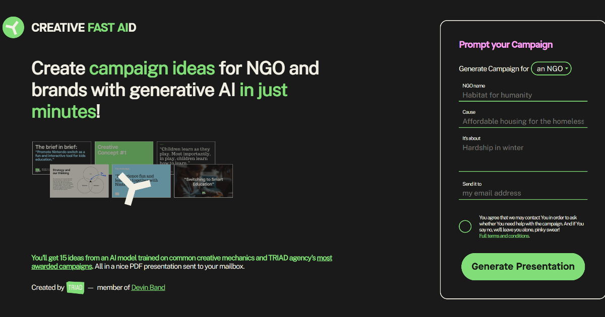 Creative Fast AID screenshot