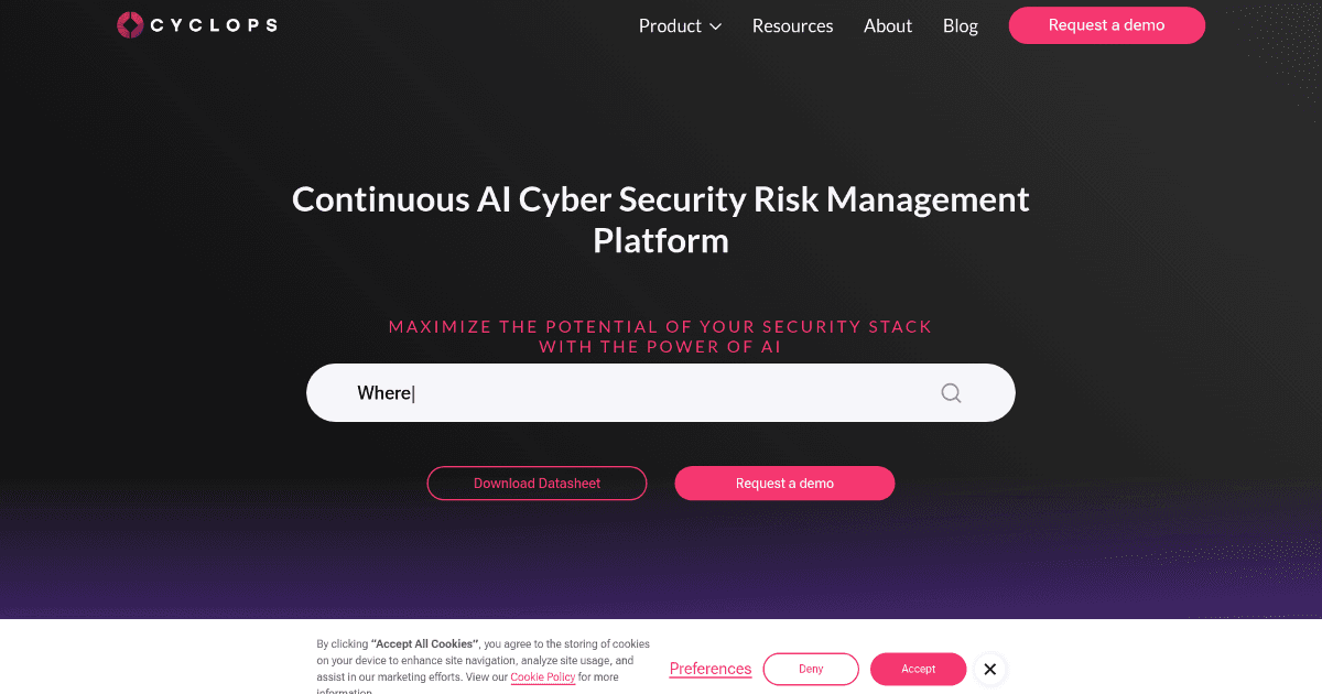 Cyclops Security screenshot