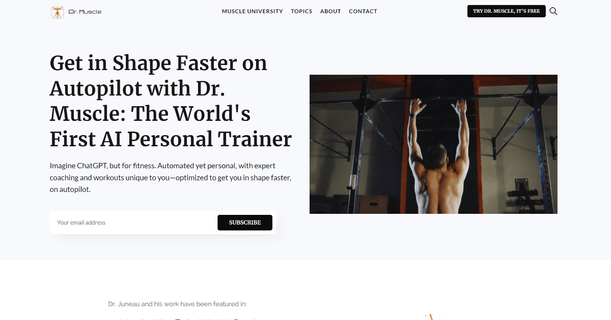 Dr. Muscle screenshot