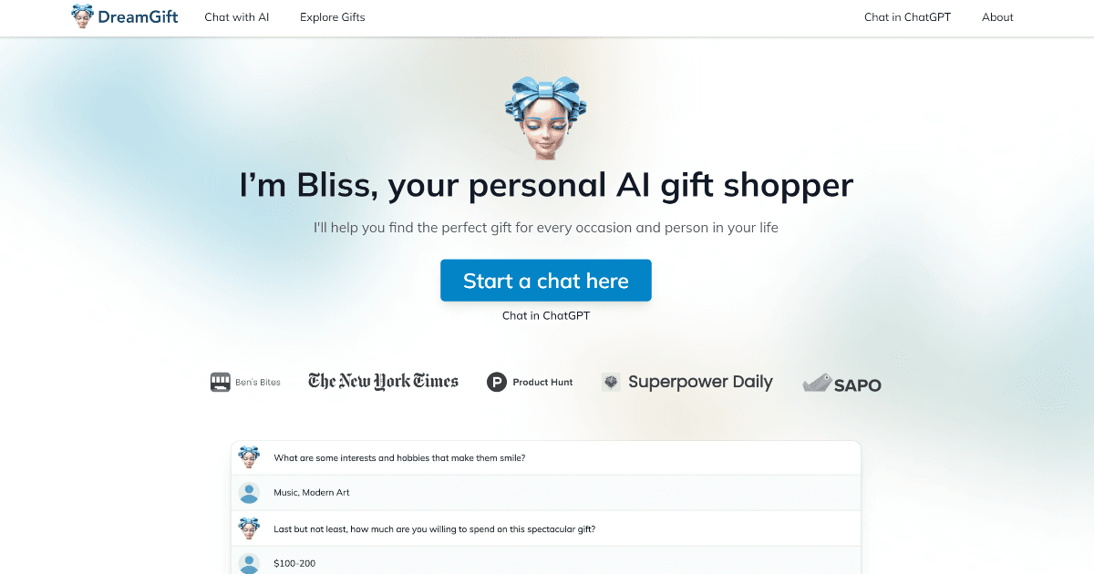 DreamGift screenshot