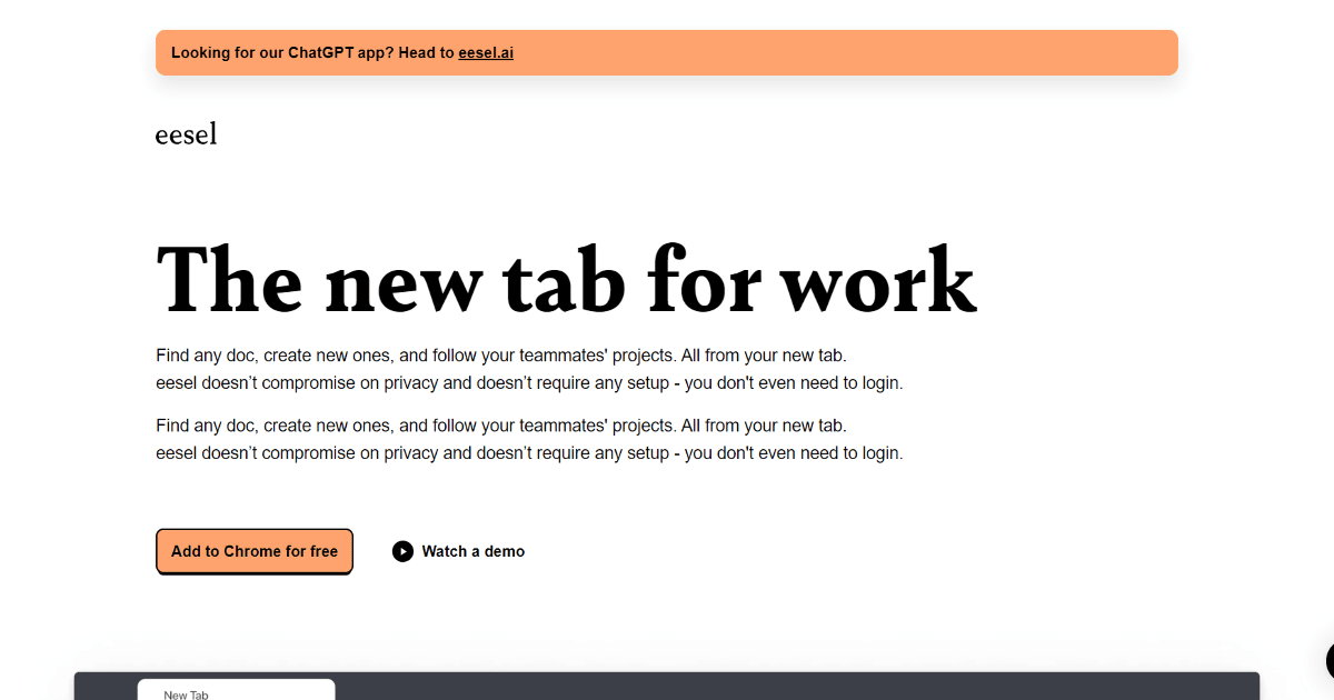 Eesel App screenshot