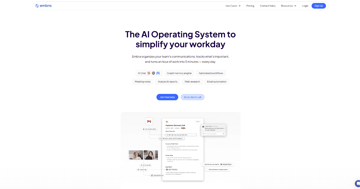 Embra screenshot