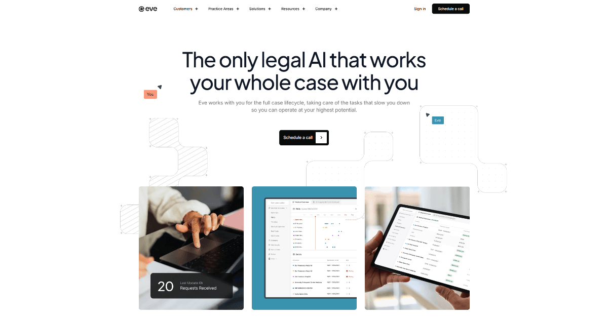 Eve Legal screenshot