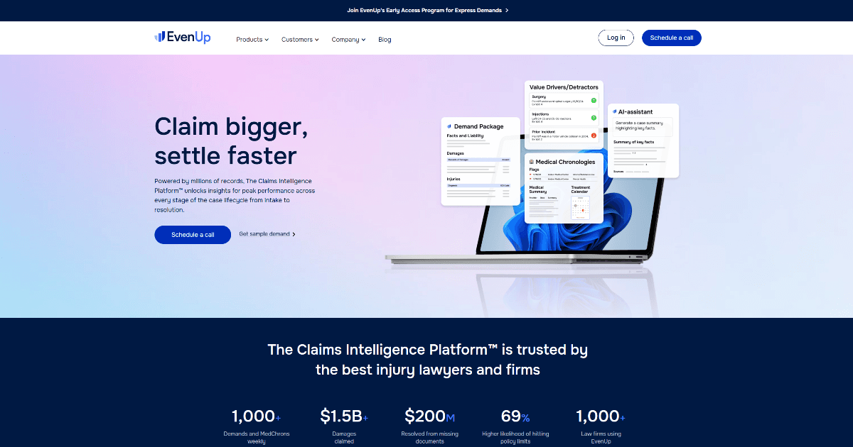 EvenUp Law screenshot