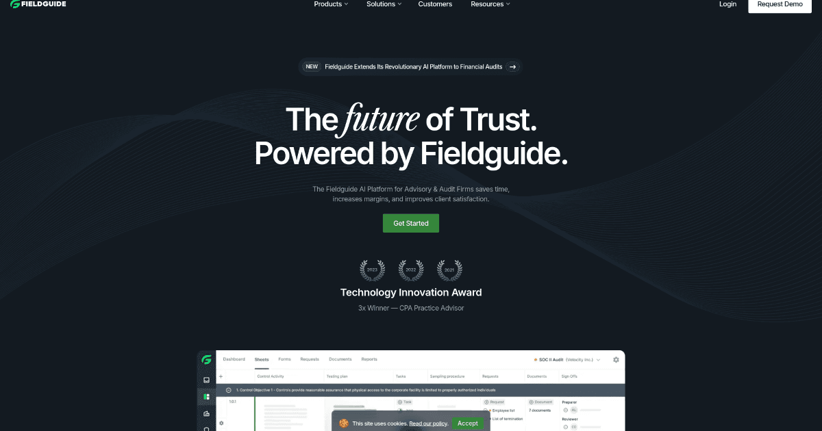 Fieldguide screenshot