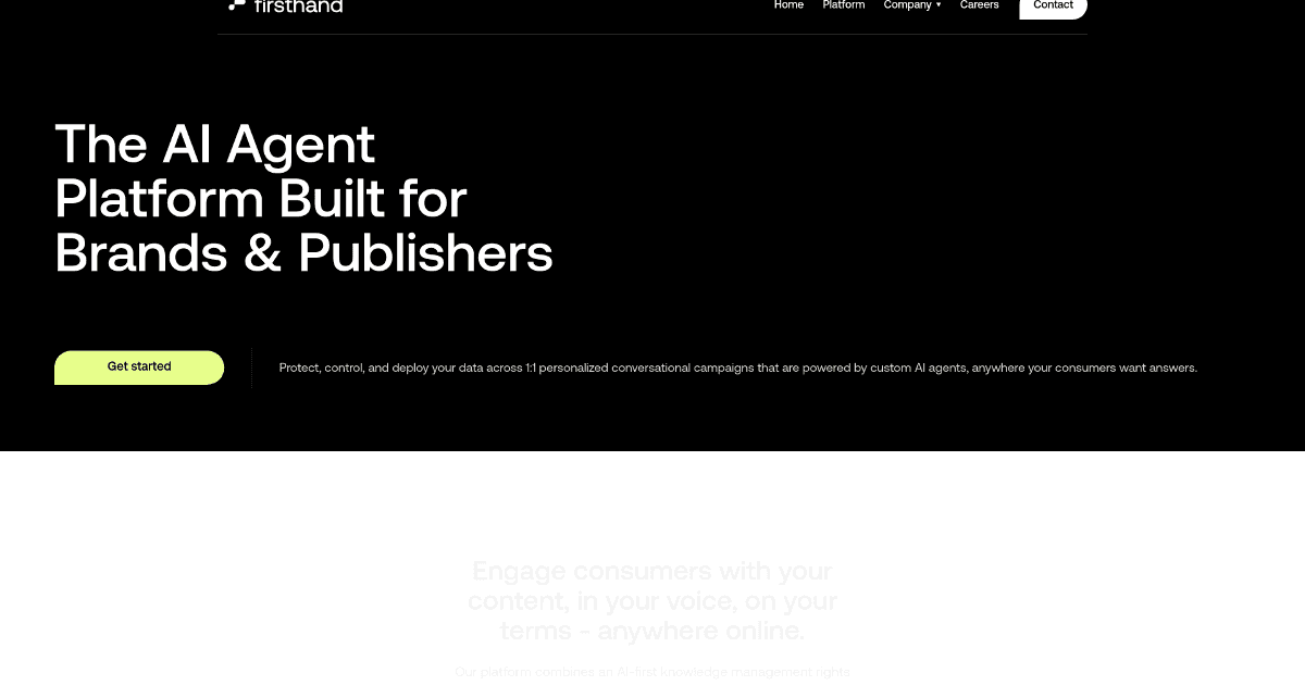 Firsthand screenshot