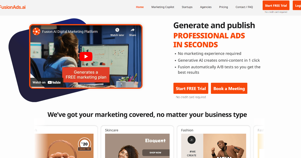 FusionAds.ai screenshot