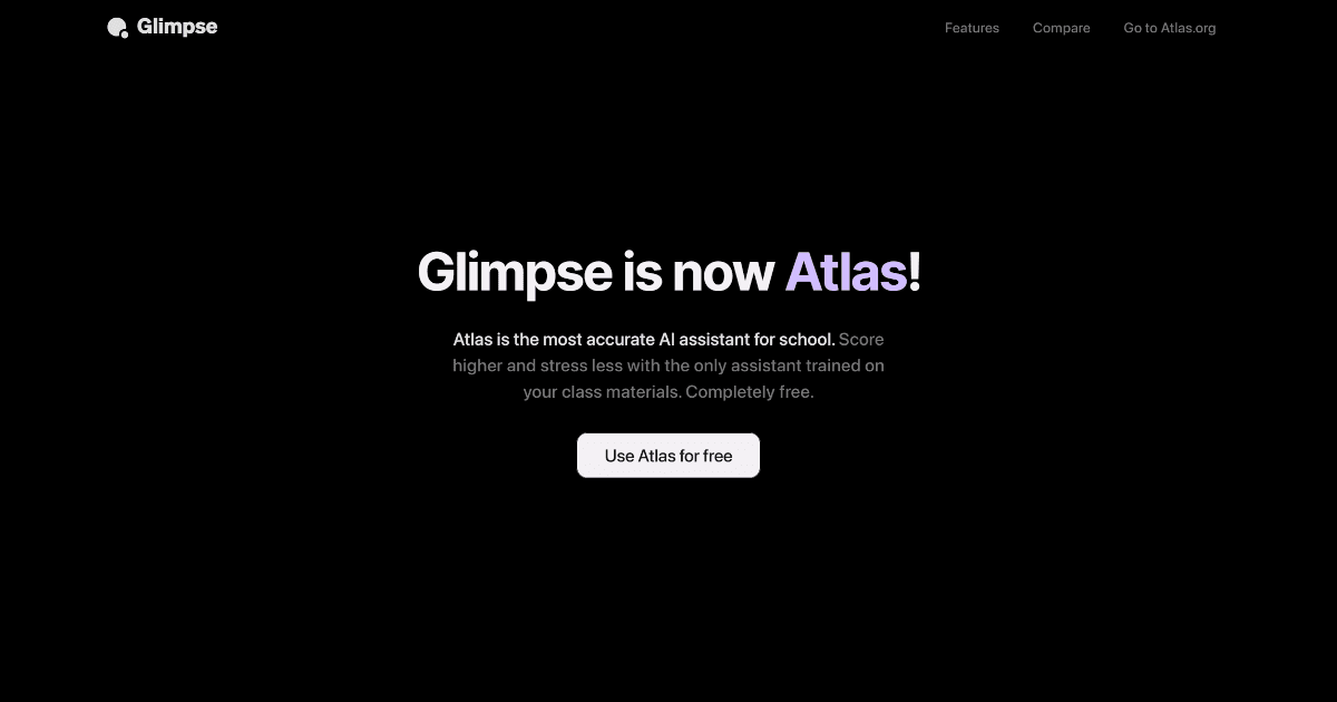 Glimpse screenshot