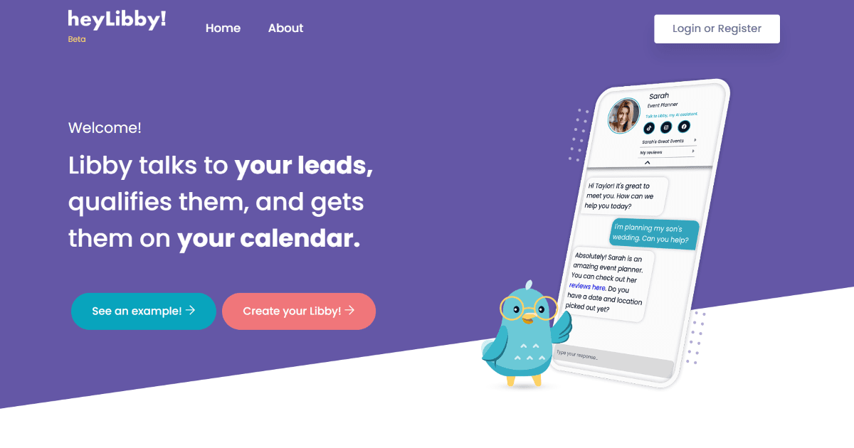 Heylibby.ai screenshot