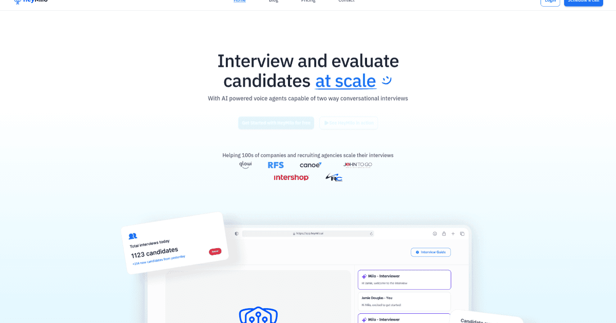 HeyMilo AI screenshot