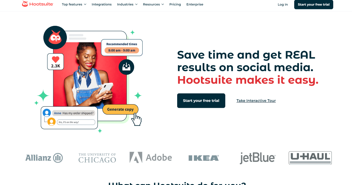 Hootsuite screenshot