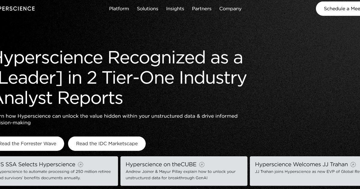 Hyperscience screenshot