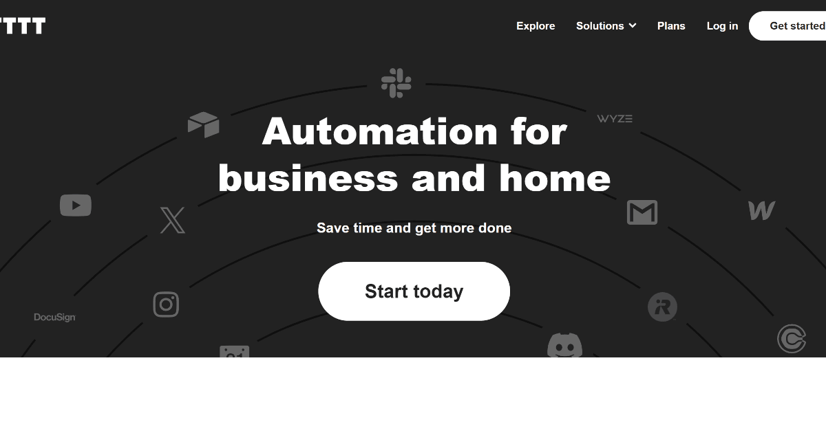 IFTTT screenshot
