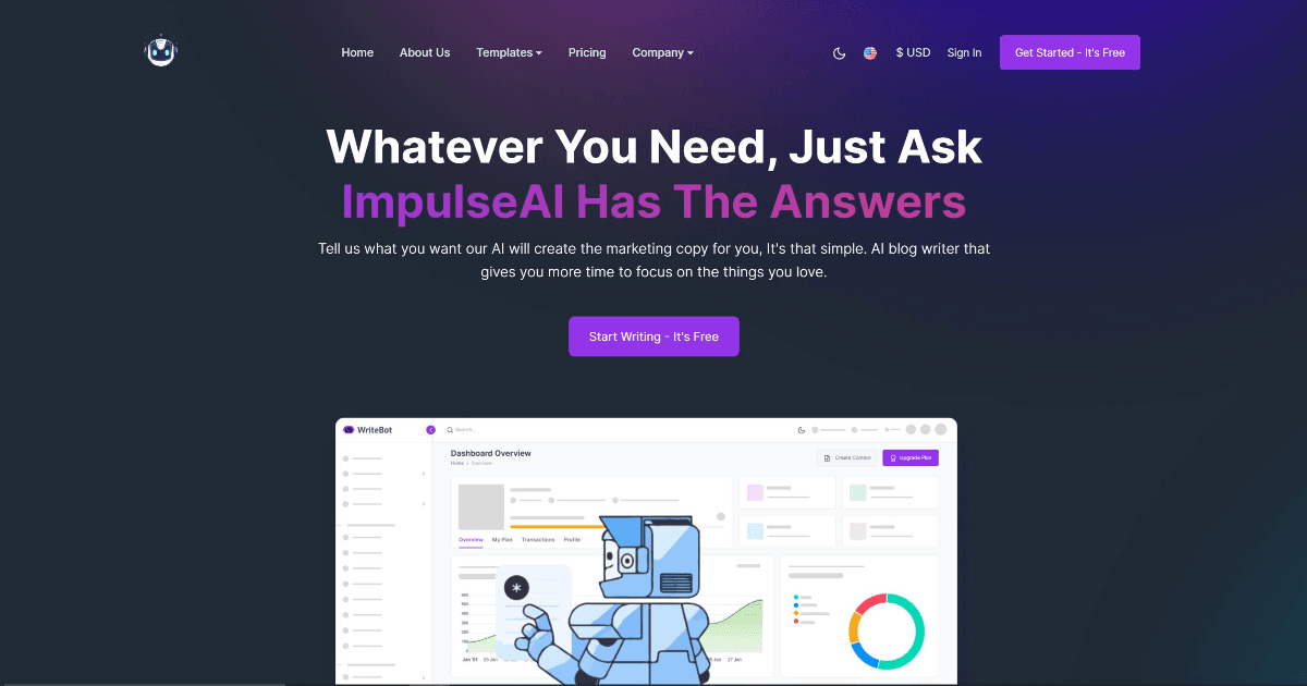 Impulse AI screenshot
