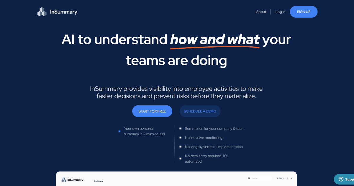 InSummary screenshot