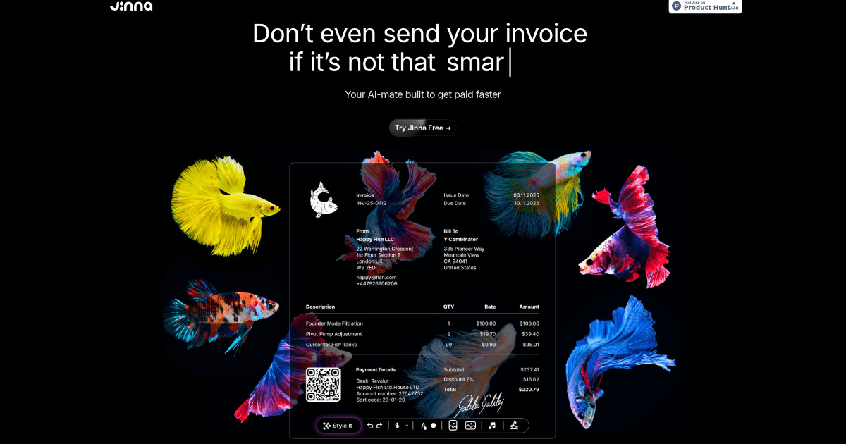 Jinna.ai screenshot