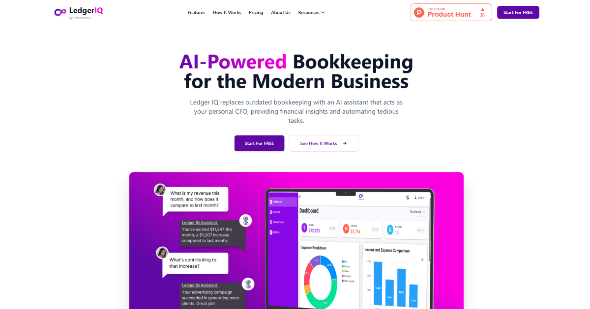 Ledger IQ screenshot