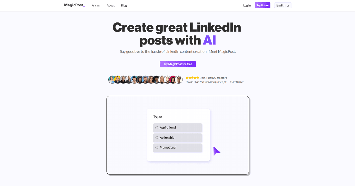 MagicPost screenshot