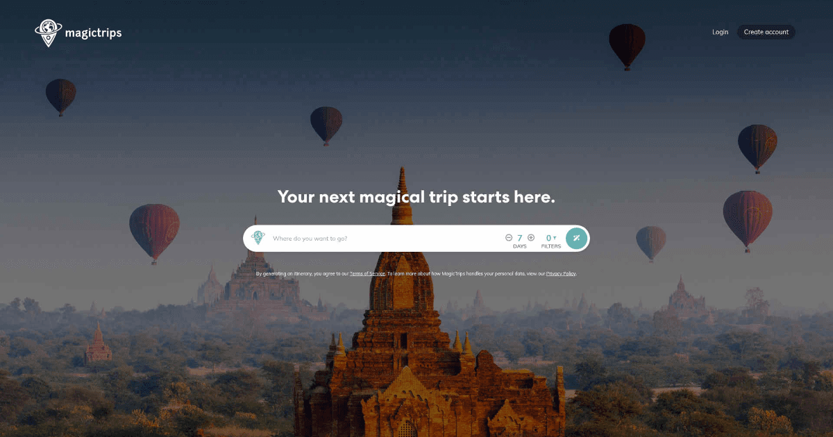 MagicTrips screenshot