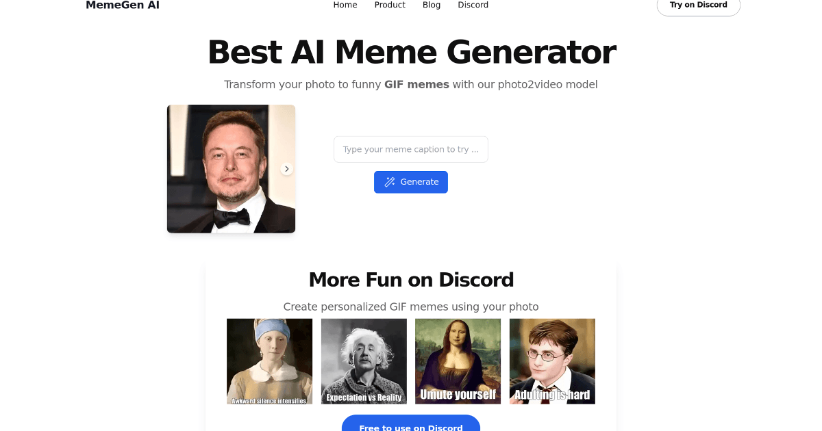 MemeGen AI screenshot