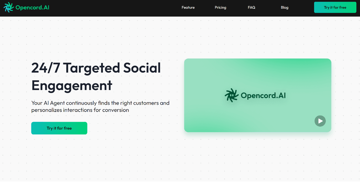 Opencord AI screenshot