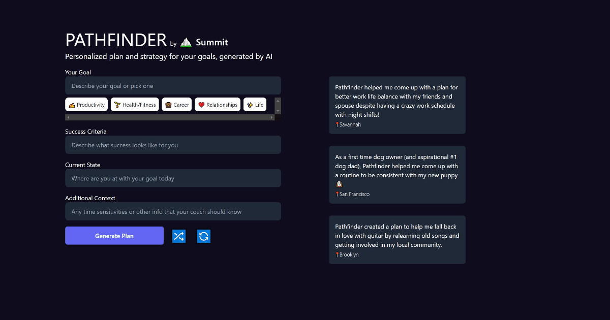 Pathfinder screenshot