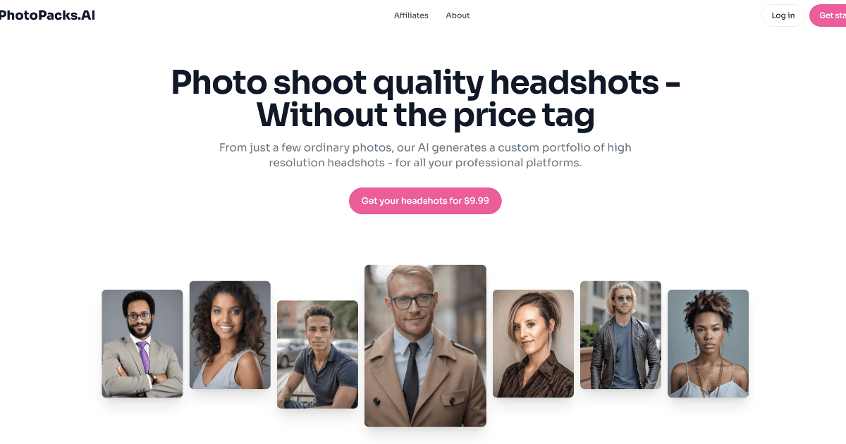 PhotoPacks.AI screenshot