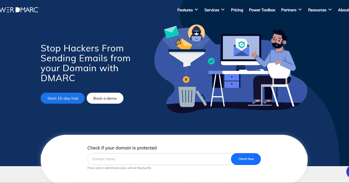 PowerDMARC screenshot