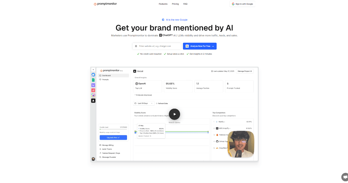 Promptmonitor screenshot