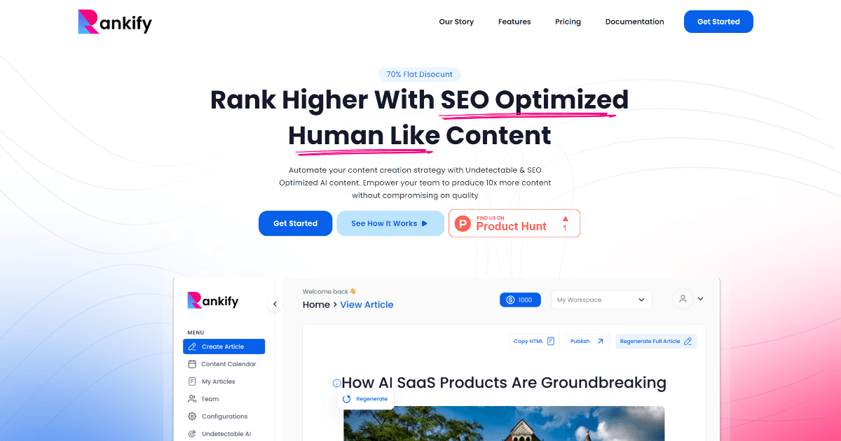 Rankify AI screenshot