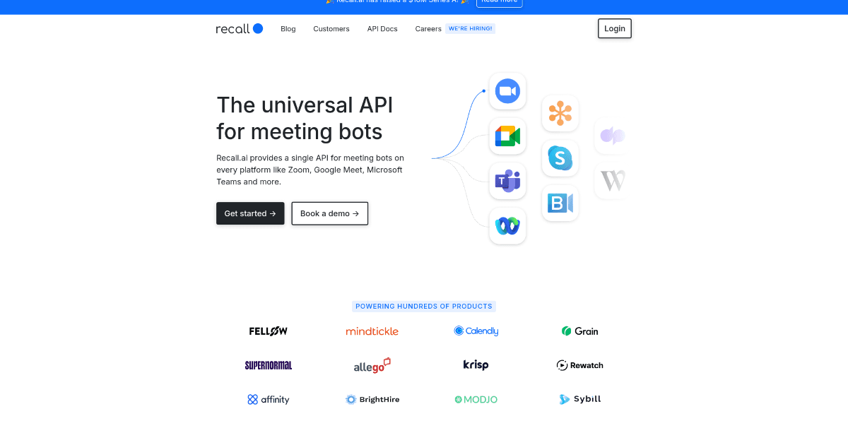 Recall.ai screenshot
