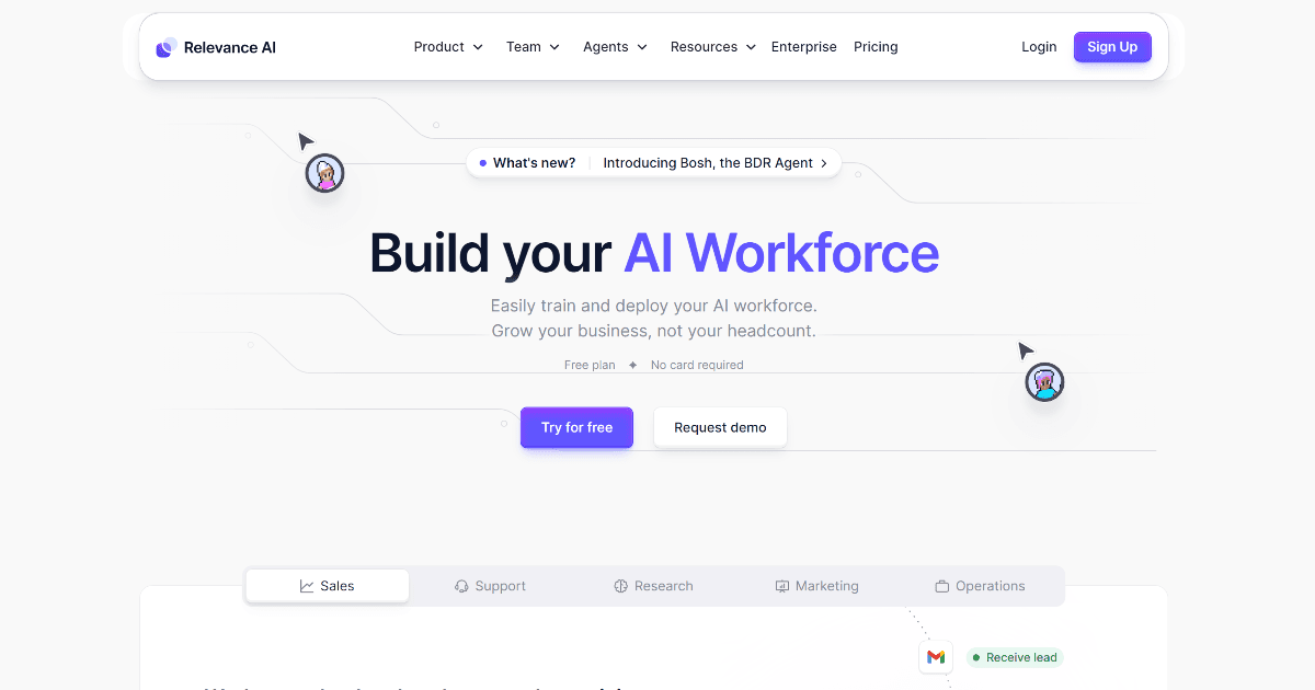 Relevance AI screenshot