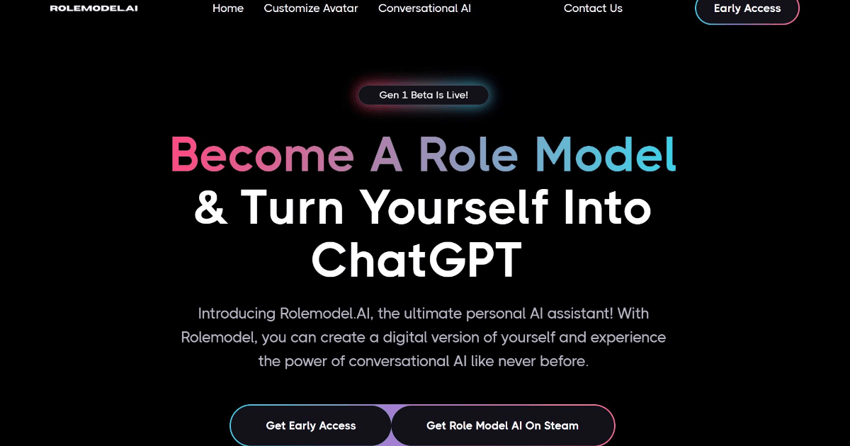 Role Model AI screenshot