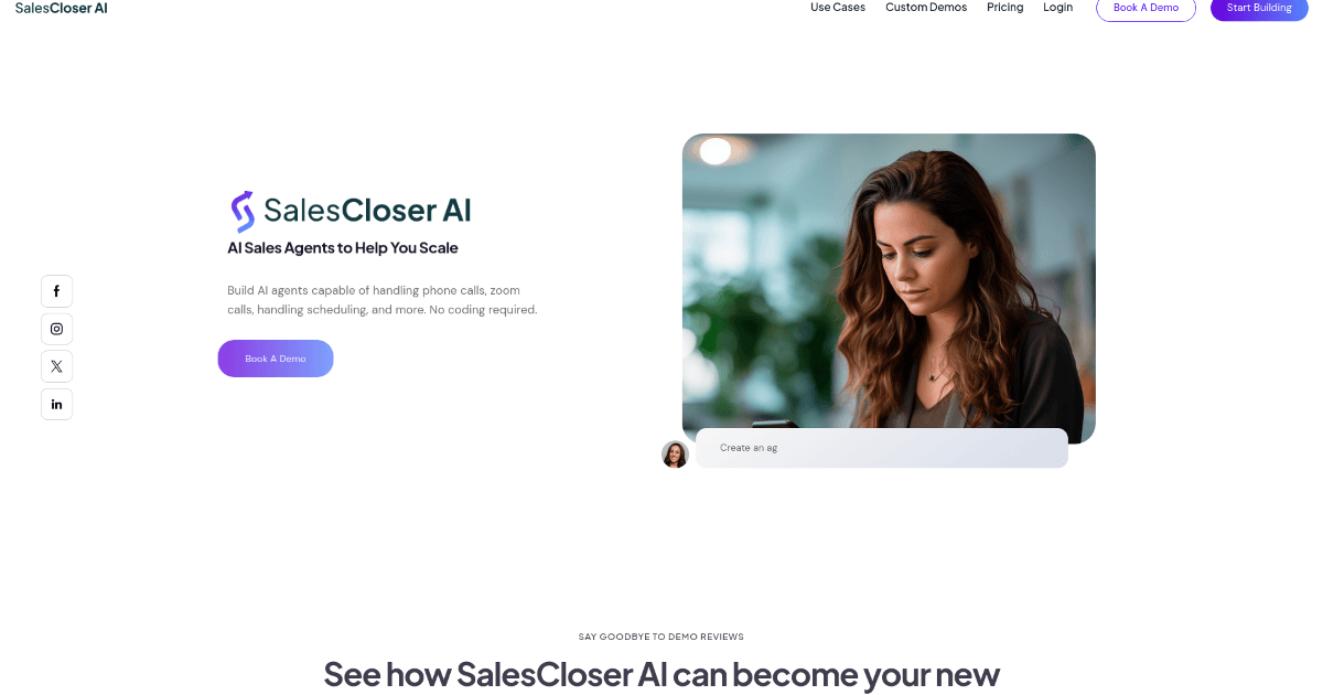 SalesCloser AI screenshot