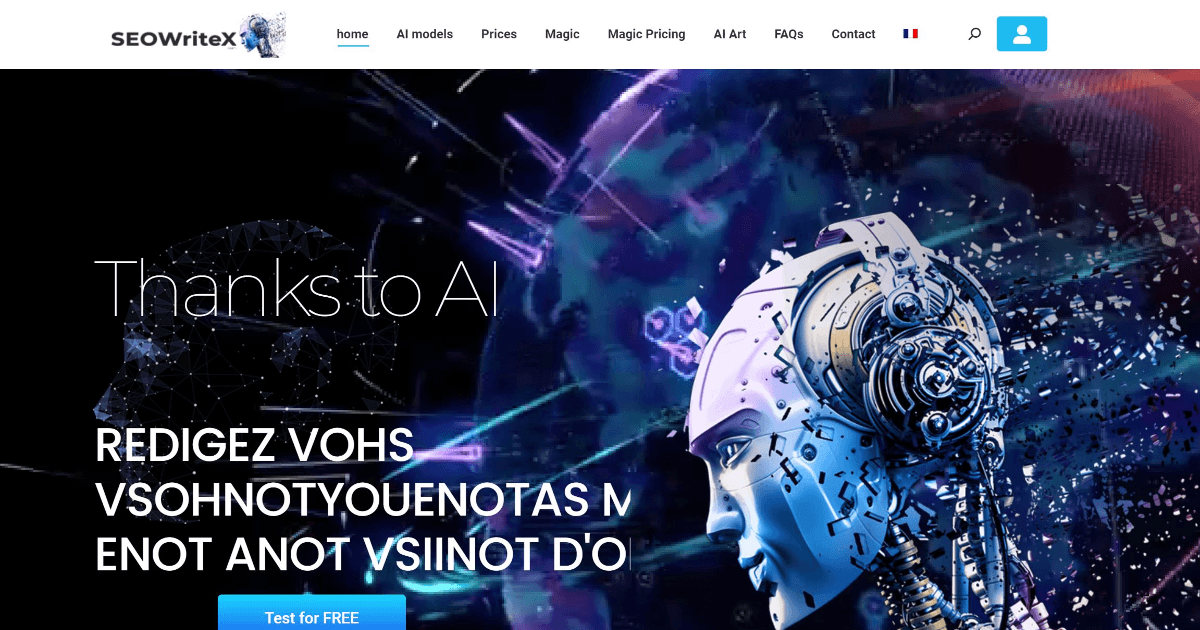 SEOWriteX screenshot