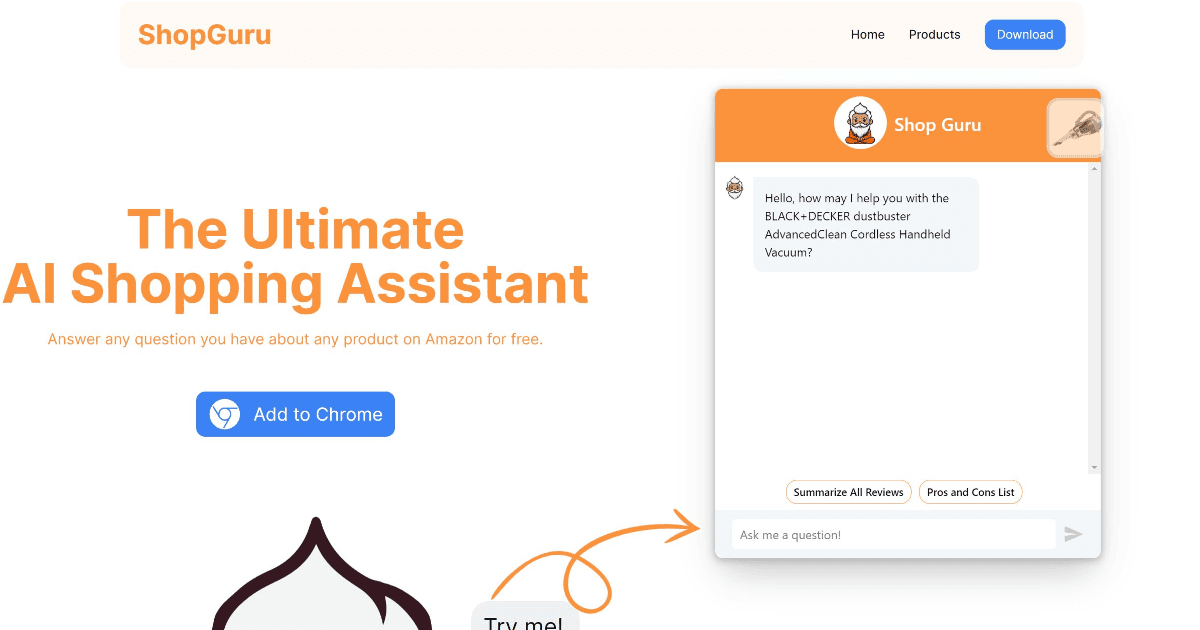 Shop Guru AI screenshot