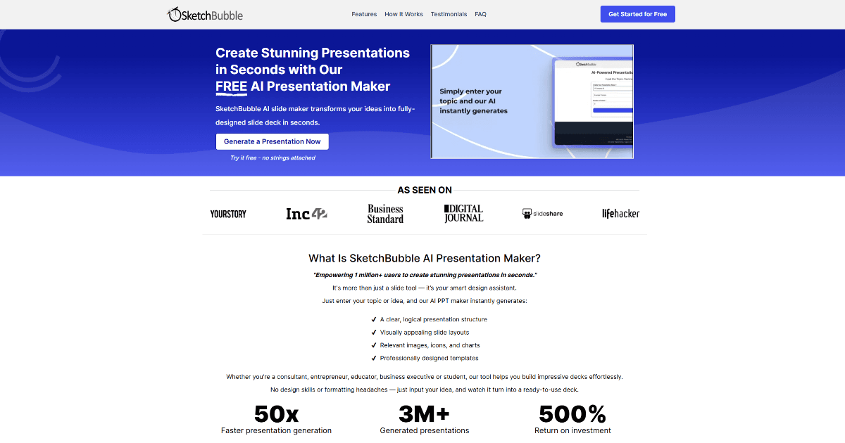 SketchBubble AI screenshot