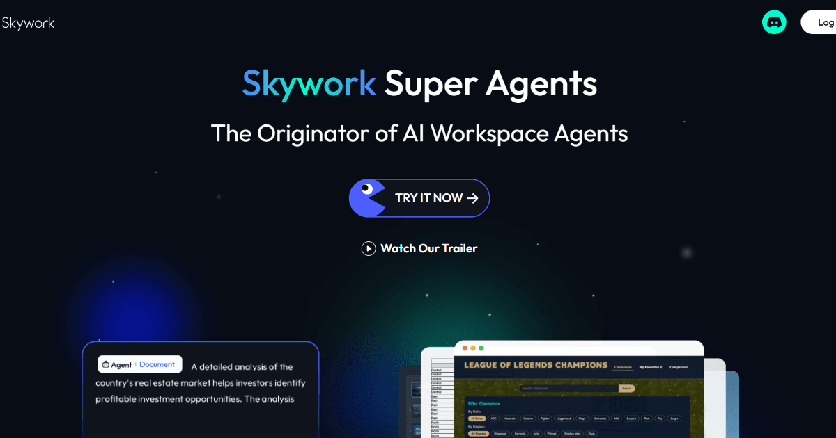 Skywork screenshot