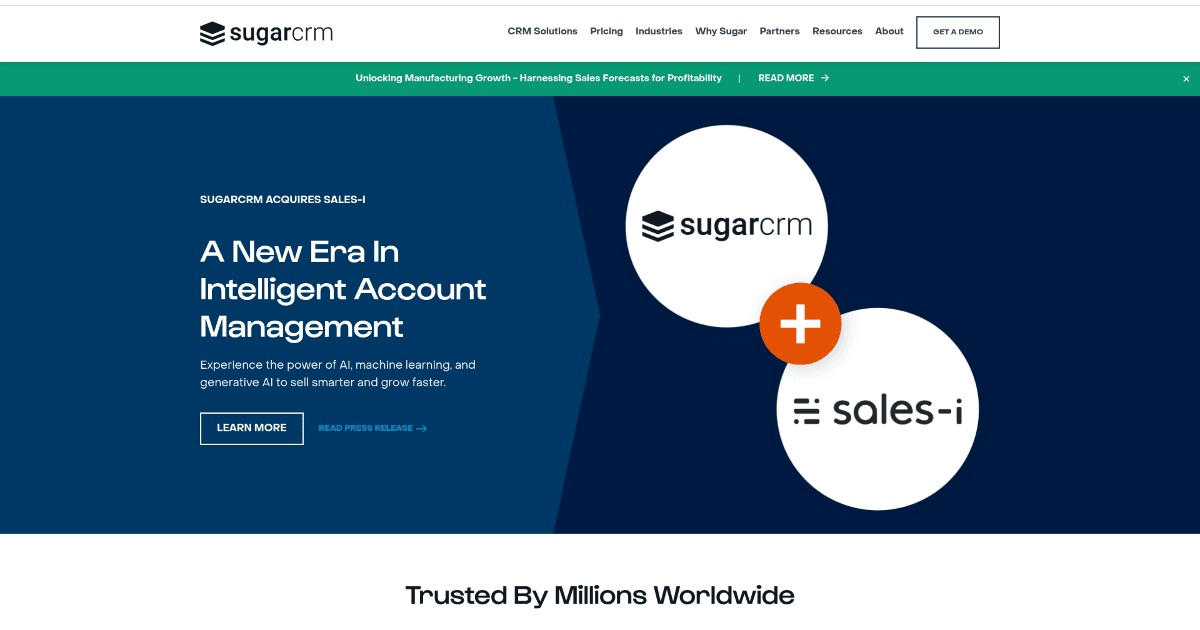 SugarCRM screenshot