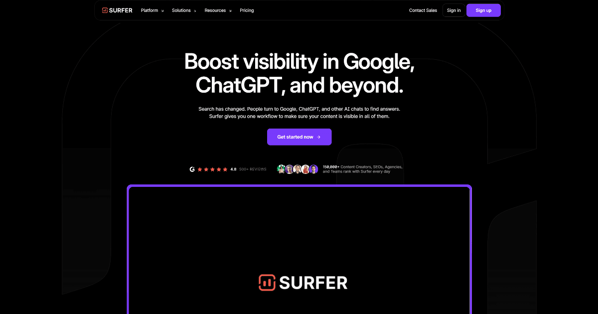 Surfer screenshot