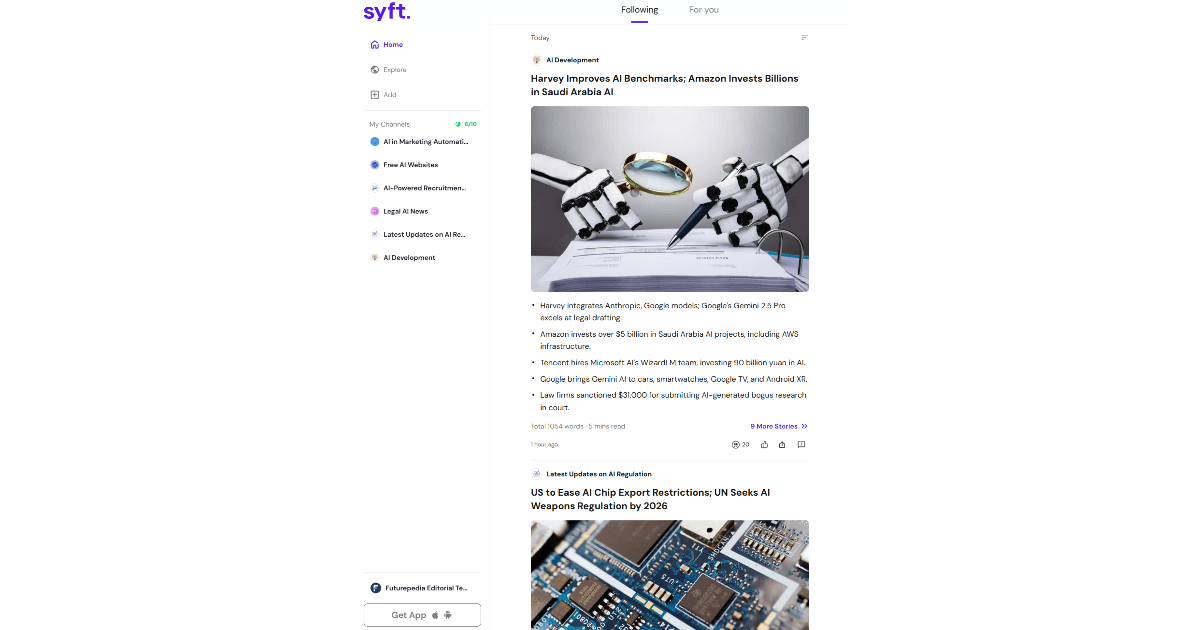 Syft screenshot